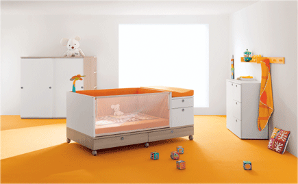 Cuna de Bebé Transformable en Dormitorio Infantil bm2000bebes Cuna de Bebé Transformable en Dormitorio Infantil