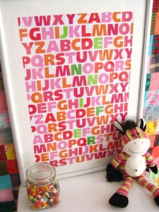 abc girls 225x300 Poster ABC customizado con su nombre