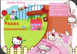 kitty kitty 300x212 Explorando la red ... Hello Kitty casa y cuna en Privalia