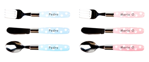 cubiertos personalizados cubiertos Cubiertos para niños personalizados con su nombre