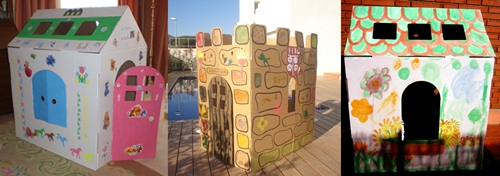 muestras muestras Juguetes de cartón reciclado, solo ventajas