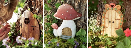 puertas-elfos puertas elfos Casitas para hadas, gnomos,...¡magia en el jardín!