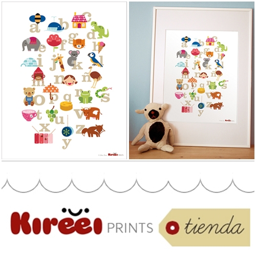 kireei Abecedario en castellano de Kireei. Sorteo.