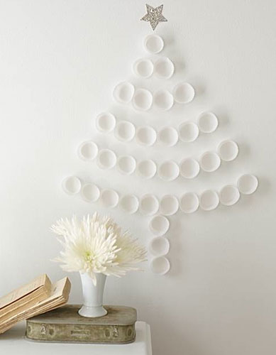 Un árbol de Navidad sencillo, bonito y barato arbol Un árbol de Navidad sencillo, bonito y barato