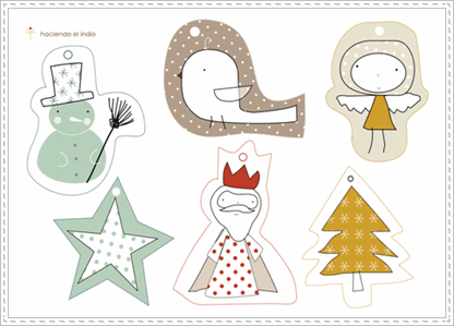 recortables1 recortables1 Tarjetas recortables gratis para los regalos
