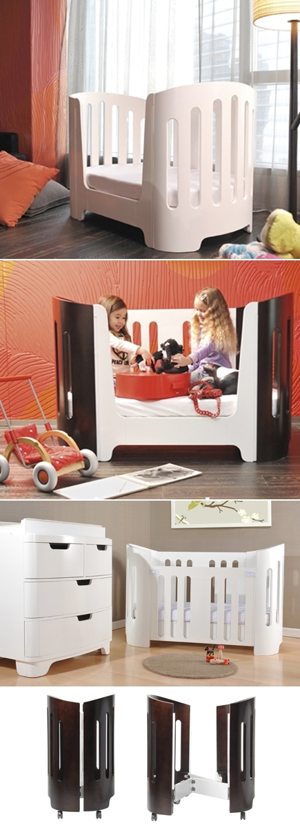 cuna luxo luxo2 Cuna convertible Luxo de Bloom, elegante y práctica