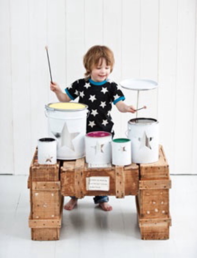 Clic clac foto... Bateria infantil casera Bateria DIY Clic clac foto... Bateria infantil casera