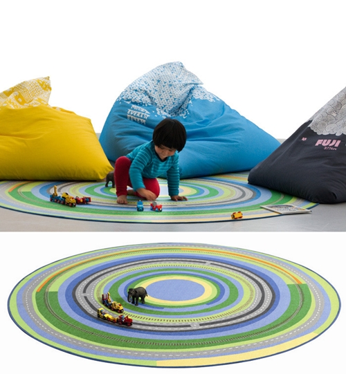Nuevos paisajes de Little Red Stuga alfombra infantil Nuevos paisajes de Little Red Stuga
