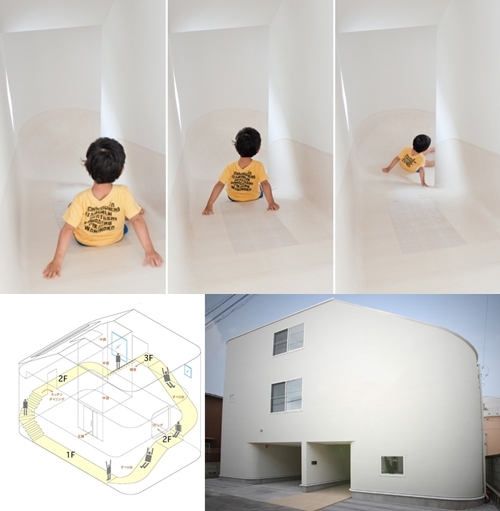 Casa con tobogán ... por Level Architects casa con tobogan 1 Casa con tobogán ... por Level Architects