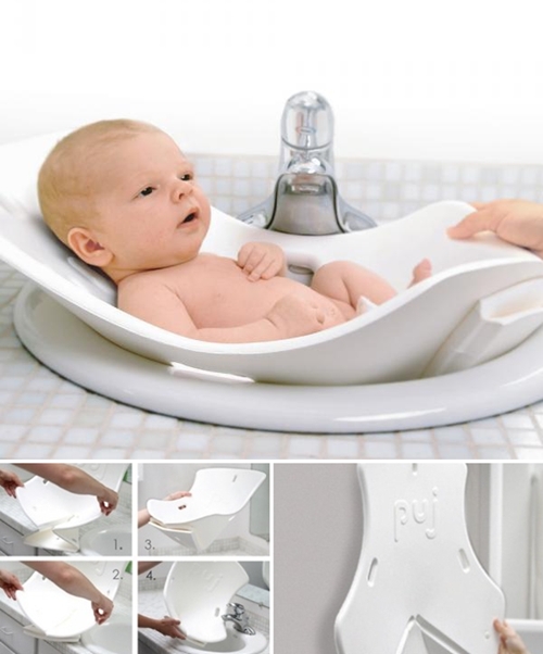 Bañera para bebés plegable bañera infantil 2 Bañera para bebés plegable