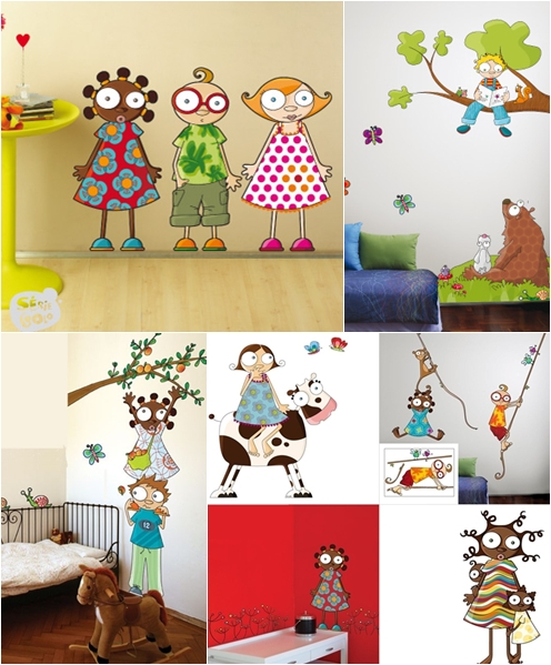 Habitaciones infantiles con mucho ritmo vinilos infantiles serie golo Habitaciones infantiles con mucho ritmo