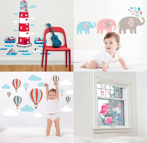 Ideas creativas de decoración infantil con pegatinas vinilos infantiles Ideas creativas de decoración infantil con pegatinas