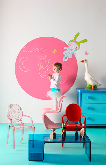 Pintura de Pizarra ambiente cuarto color Pintura de Pizarra