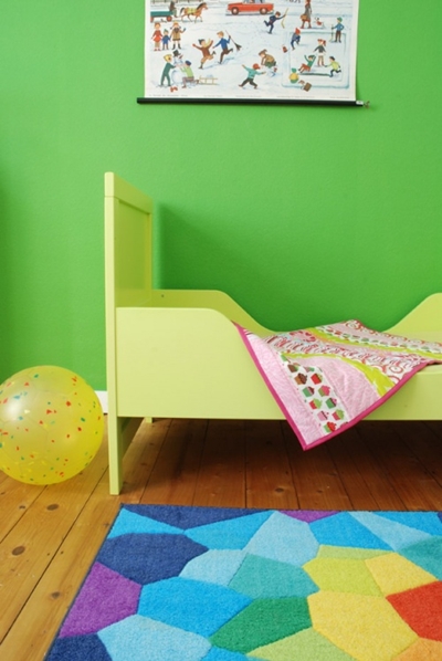 Dormitorio infantil en verde Dormitorio infantil en verde