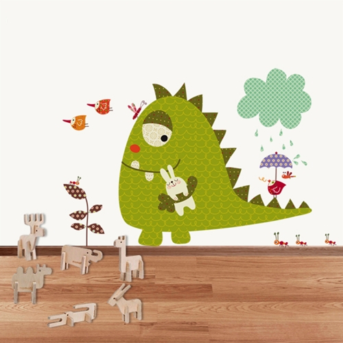 Vinilos infantiles DecoHappy vinilo infantil dragon Vinilos infantiles DecoHappy