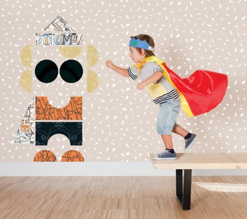 papeles pintados tres tintas 2 Patchwork también en los papeles pintados: ¡Llega Patchwall!