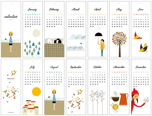 calendario 2012 b calendario 2012 b Un sencillo Calendario 2012