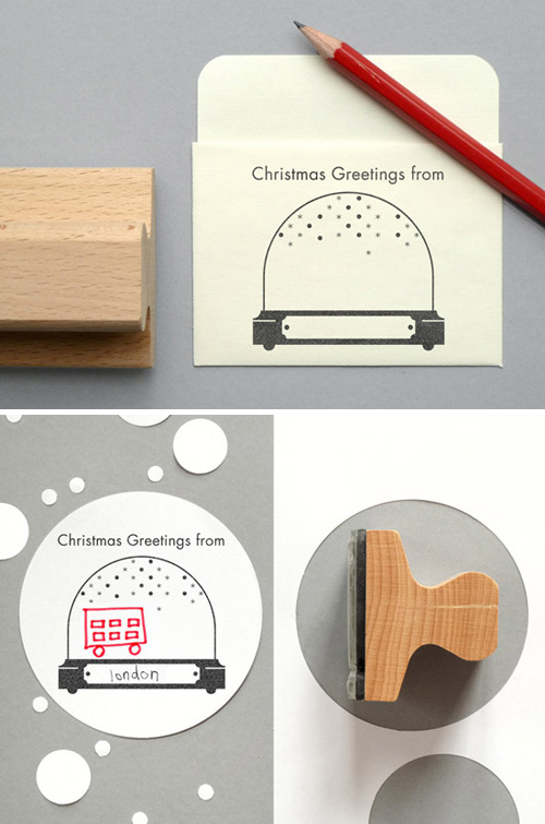 sellos navideños 2 Decora tus postales y documentos con estos sellos navideños.