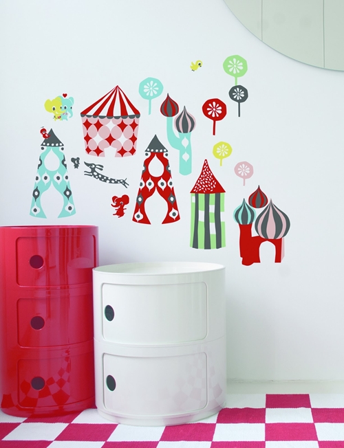 habitacion infantil color2 Inspiración en rojo
