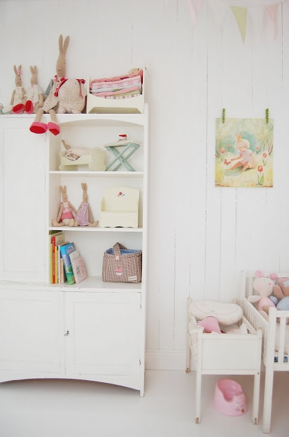 dormitorio en rosa 21 Una habitación de niña en Dalarna, Suecia